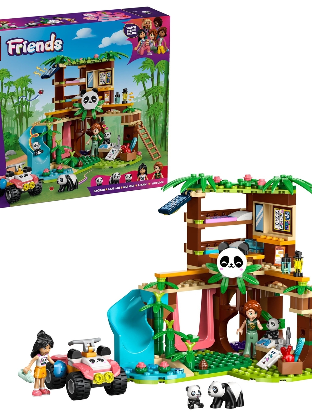 LEGO Friends Panda Sanctuary Animal Care Pretend Play Toy For Girls & Boys - NIB